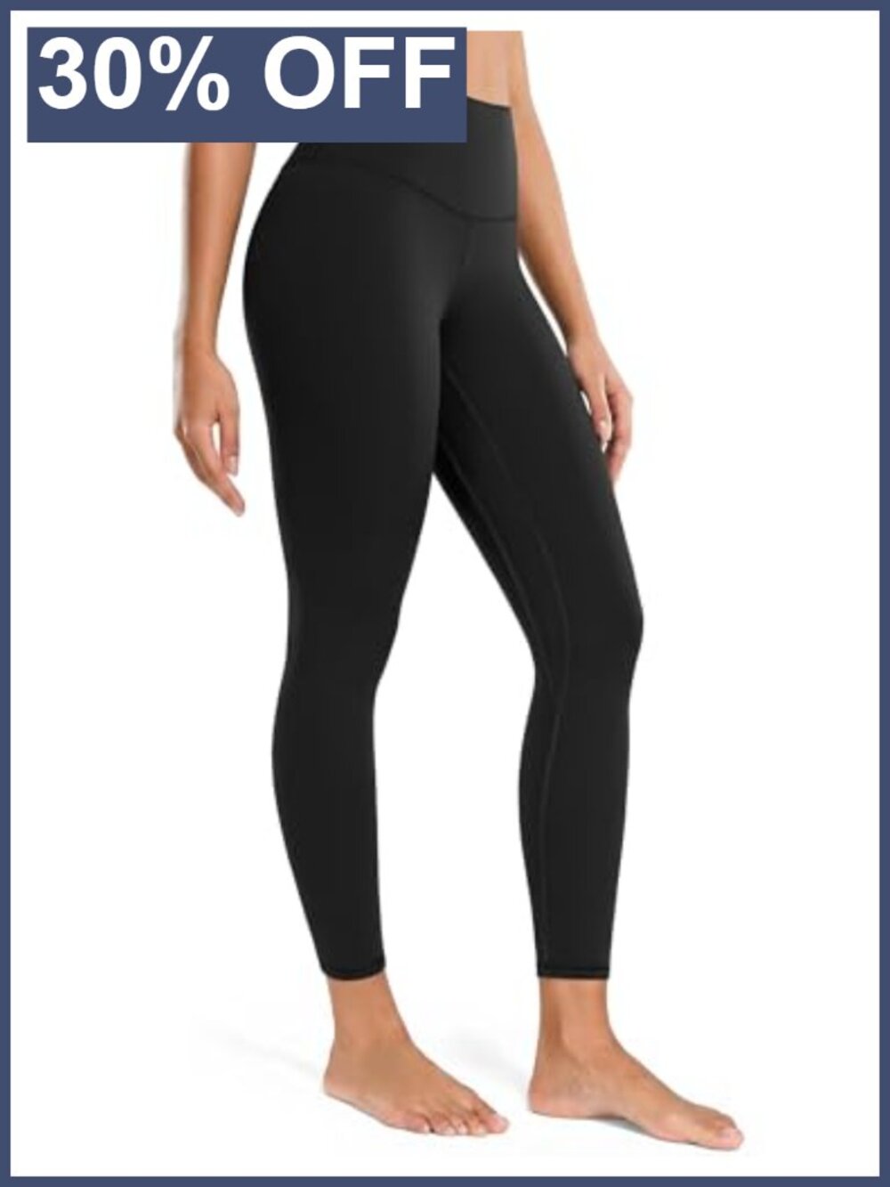 Colorfulkoala Essential Workout Leggings 25" Inseam High Rise